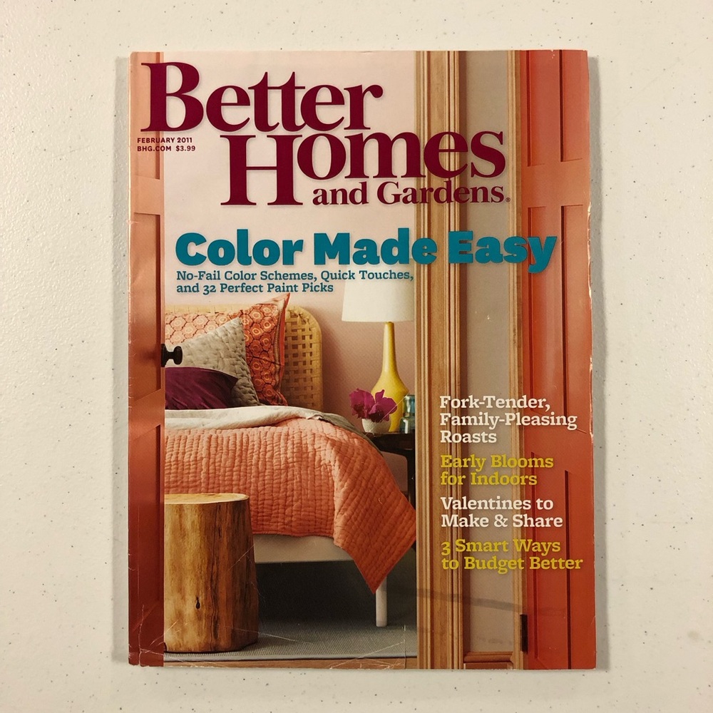 Better Homes and Gardens February 2011 Color Made Easy